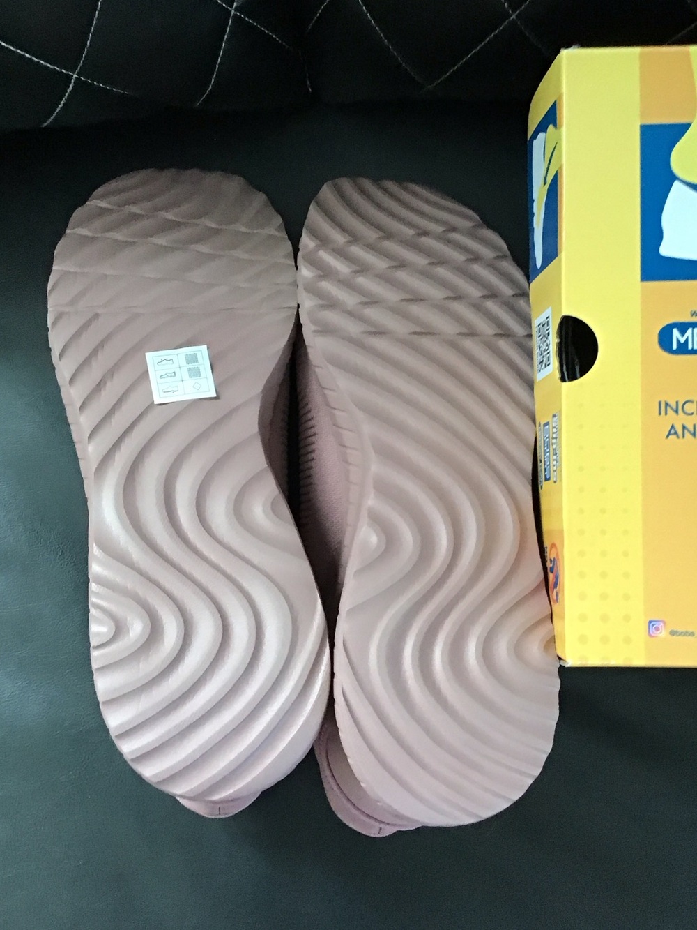 Skechers BOBS Sport Slip-In Sneakers - Mauve Pink - Picture 9 of 9
